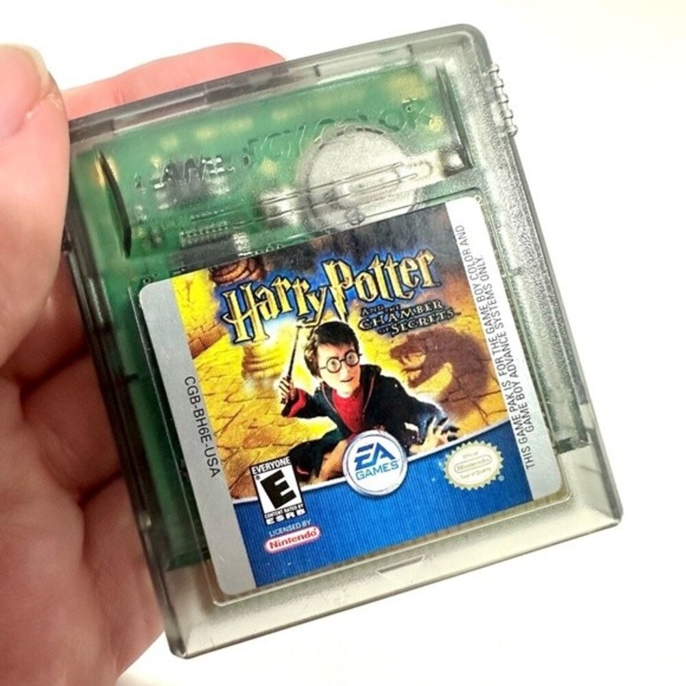 Game Boy Color Harry Potter And The Chamber Of Secrets Game Kids Fun